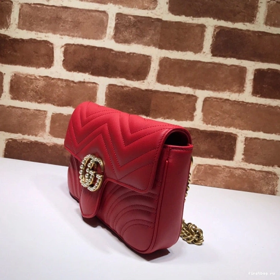 Firstbag ru Marmont GG Bag GUCCI Belt Pearl Chain 0809